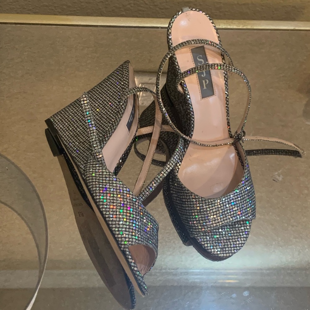 Sparkly wedges